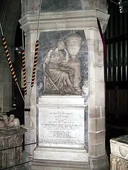 Memorial to George Durant (1731–1780), who bought the Tong estate in 1764.