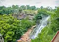 Top view of Kintampo waterfalls