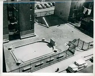 A simple playground, seen from above