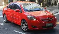 Pre-facelift Philippine market Toyota Vios G XX Limited (NCP93L)