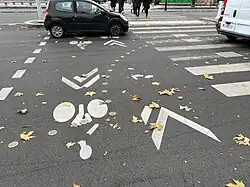 The contours of the former Bastille fort