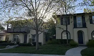 Traditional Californian Spanish style homes in Evergreen