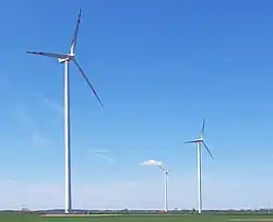 Wind turbines in Nasiegniewo