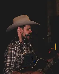 Dutch singer-songwriter TuskHead performing live at The Wicked Monk in New York City