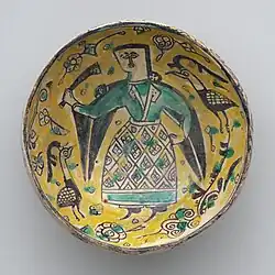 Example of figural earthenware ceramics from Samanid period. From Nishapur, Iran, 10th century CE.