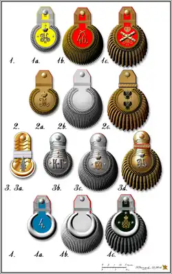 Types of epaulette Author: Kirill Vasilyev