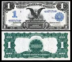 1899 Black Eagle Silver Certificate