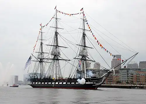 American sailing frigate USS&nbsp;Constitution