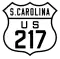 U.S. Highway 217 marker