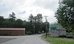 US 219 northbound at PA 36 in McGees Mills