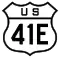 U.S. Route 41E marker