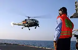 The Pakistan Navy's Alouette III launched during the Coalition Maritime Campaign in the Persian Gulf in 2004.