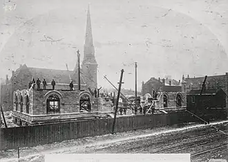 Constructing the building