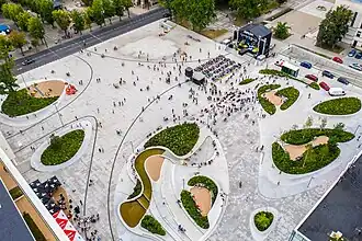 Vienybės Square in the New Town
