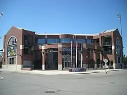 Exterior of Ray Fisher Stadium