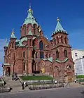 19th-century Cathedral of Dormition of Theotokos (Uspenski Cathedral) in Helsinki