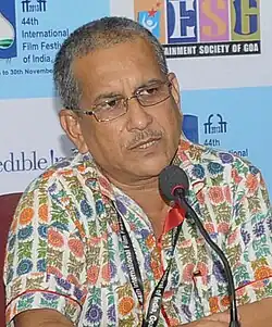 Utpal Datta addressing a press conference in 2013