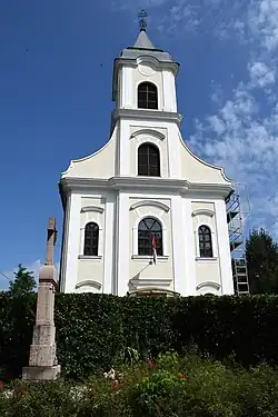 A Roman Catholic church in Vének.