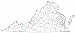 Location of Floyd, Virginia