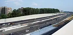 I-495 construction as of July 2012