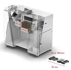 Industrial 3D printer for polymer sintering