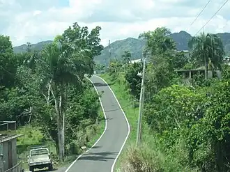 Puerto Rico Highway 567 in Vaga barrio