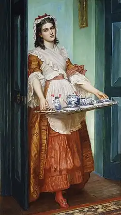 The Dish of Tea by Valentine Cameron Prinsep