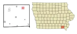 Location of Stockport, Iowa
