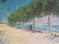 Walk Along the Banks of the Seine Near Asnières June–July, 1887 Van Gogh Museum, Amsterdam (F299)