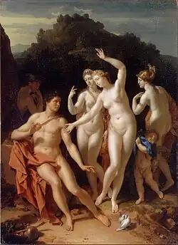 The Judgement of Paris (1716, Dulwich Picture Gallery)