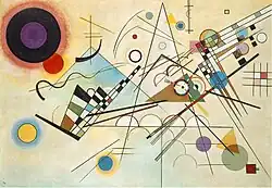 Wassily Kandinsky, 1923, Composition 8, oil on canvas, 140 x 201&nbsp;cm