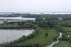 Venetian lagoon as seen from Torcello