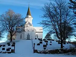 View of the village church