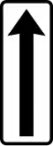 Principle of validity of a no stopping and parking sign placed perpendicular to the axis of the street