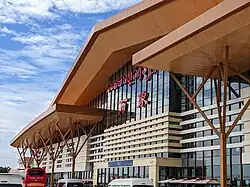 Vientiane railway station facade