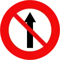 136: No straight ahead