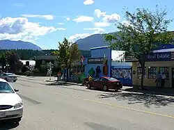 Shops on Broadway street