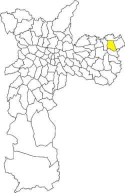 Location in the city of São Paulo