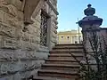 Detail of the entrance staircase