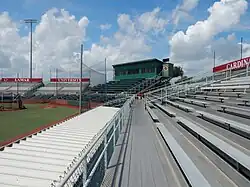 Grandstands from the left field seats