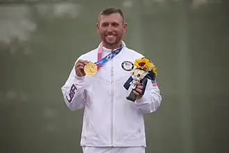 Vincent Hancock in 2021