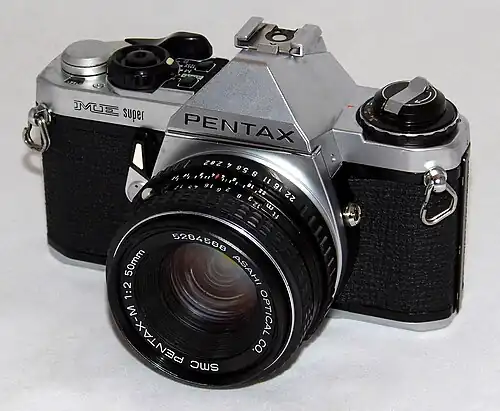 Pentax ME Super with SMC Pentax-M 50/1.7 lens