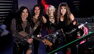 Vixen in 2024 (L–R: Rosa Laricchiuta, Julia Lage, Britt Lightning, Roxy Petrucci)