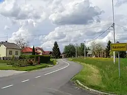 Vukanovec (Međimurje County, Croatia) - village entrance