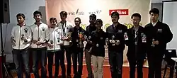 The top 10 prize winners from WESPA Youth Cup 2017