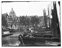 Kromme Waal looking north towards bridge 300, 1897