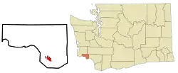 Location of East Cathlamet, Washington