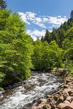 South Fork of Walla Walla River at Harris Park, Umatilla County, Oregon