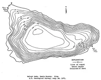 Walupt Lake Bathymetry