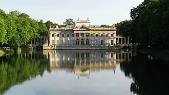 Palace on the Isle in Warsaw by Domenico Merlini and Johann Christian Kammsetzer, (1773–93)